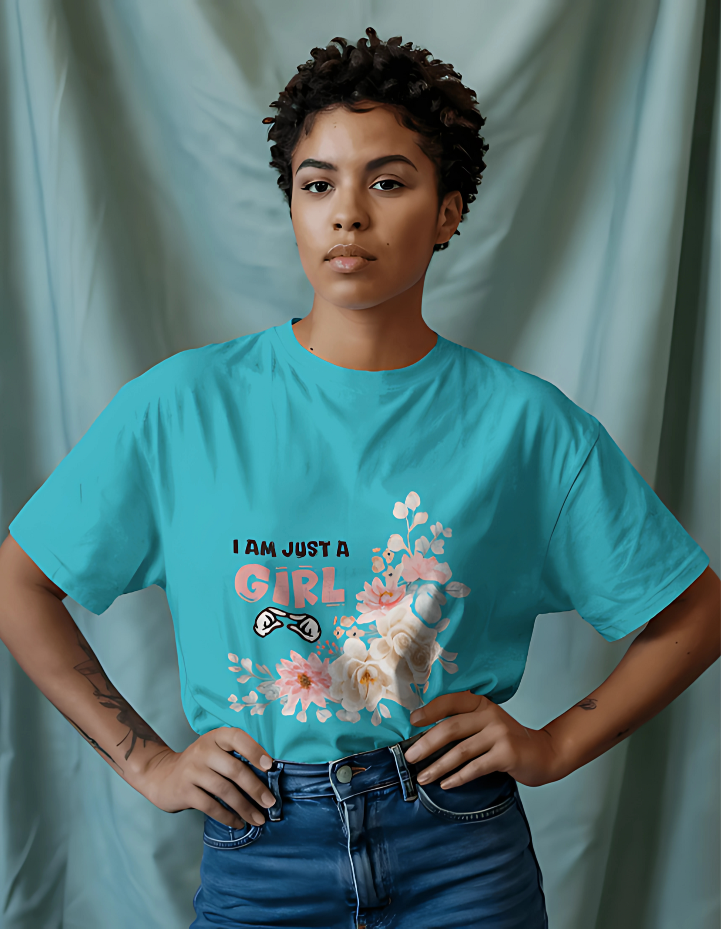 Trendy Floral Graphic T-Shirt for Women – Casual & Stylish